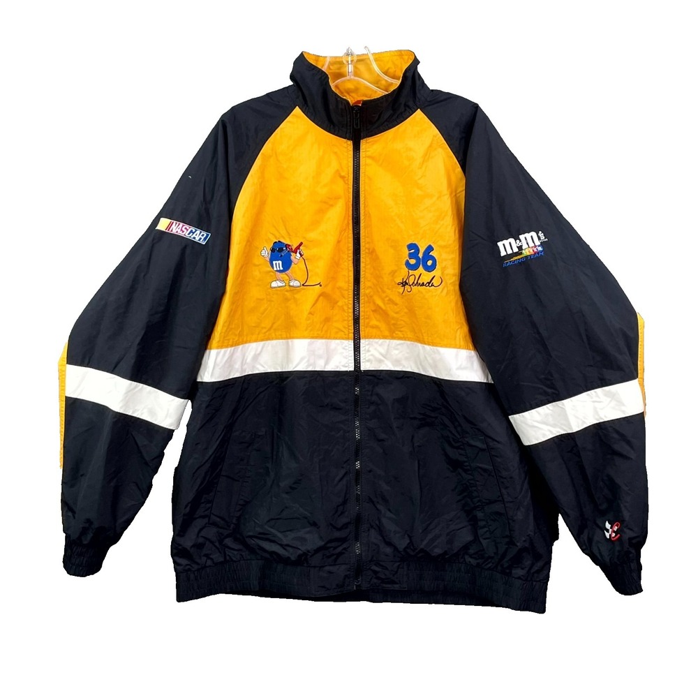 VTG‎ Chase Authentics Windbreaker Jacket Mens XL NASCAR Ken Schrader Racing #36